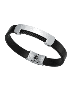 Pulsera para Hombre Esclava de Piel y Acero - Viceroy 75183P01010