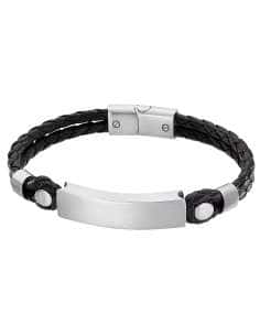 Pulsera para Hombre de Acero y Piel - Lotus LS2103-2/2