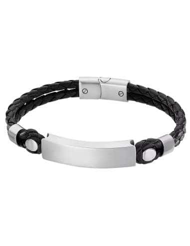Pulsera para Hombre de Acero y Piel - Lotus LS2103-2/2