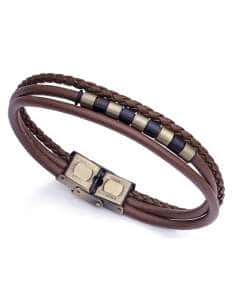 Pulsera para Hombre de acero y Piel - Viceroy 1482P01011