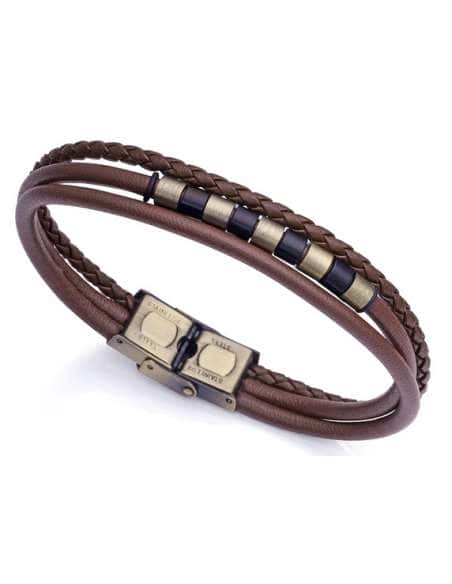 Pulsera para Hombre de acero y Piel - Viceroy 1482P01011