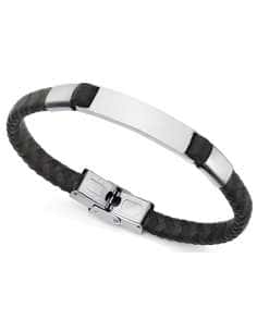 Pulsera para Hombre de Piel y Acero - Viceroy 14057P01011