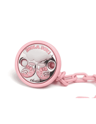 Pinza Infantil Chupete - Zapatito 'HOLA SOY'...