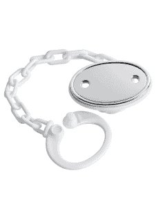 Pinza Infantil Chupete  Oval Liso (Personalizable) - Global Argenti GA0032P
