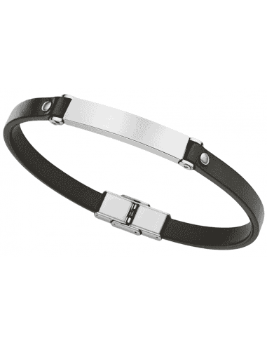 Pulsera para Hombre de Acero y Piel - Viceroy 75379P01010