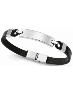 Pulsera para Hombre de Acero y Piel - Viceroy 15170P01011
