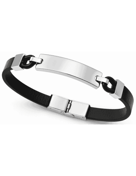 Pulsera para Hombre de Acero y Piel - Viceroy 15170P01011