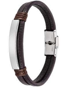 Pulsera para Hombre de Acero y Piel - Marea C00103/407