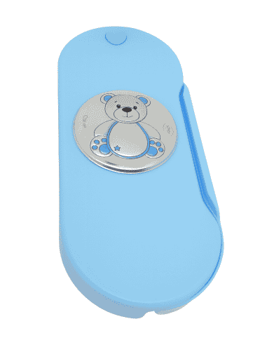 Cubierto Infantil Oso Azul con estuche Portatil Eventi EV3483/03C