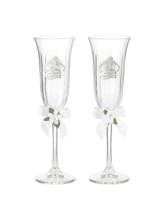Copas para Boda 25 Aniversario con adorno Floral - Valenti 16501