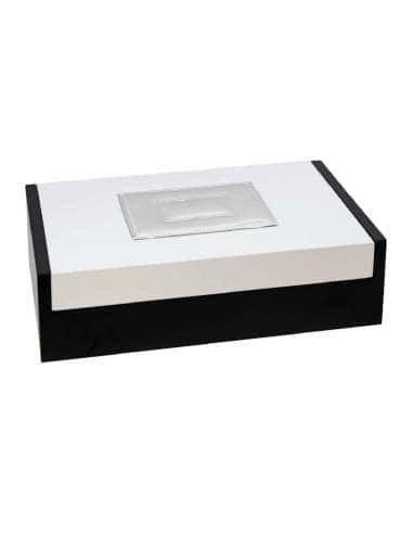 Joyero para Mujer Bicolor - Global Argenti  GA2073 (Grabado Incluido)