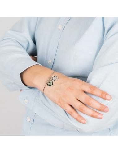 Pulsera para Mujer de Acero y Árbol de la vida - Lotus LS2036-2/3
