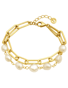 Pulsera para Mujer de Acero y Perlas - Viceroy 14093P01012