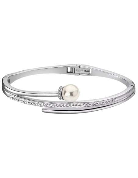 Pulsera para Mujer Aro con Perla y Circonitas - Lotus LS2021/2/2
