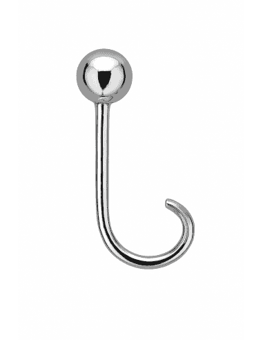 Piercing para la nariz con Bolita 2mm - Oro Blanco de 18k.