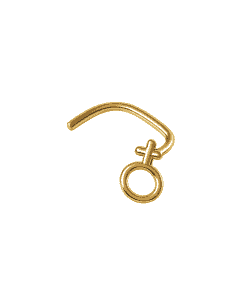 Piercing para la nariz con el signo de la mujer - Oro 18k