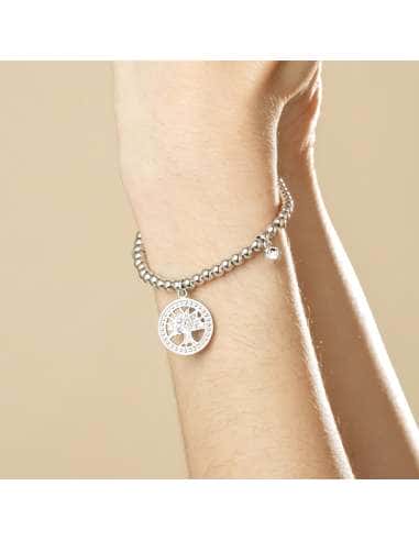 Pulsera para Mujer de Acero Árbol de la vida -...