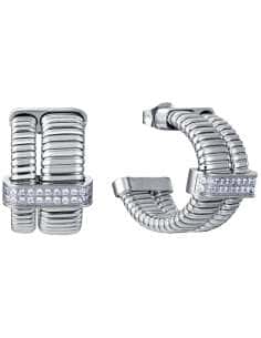 Pendientes para Mujer de Acero con Circonitas - Viceroy 75392E01000