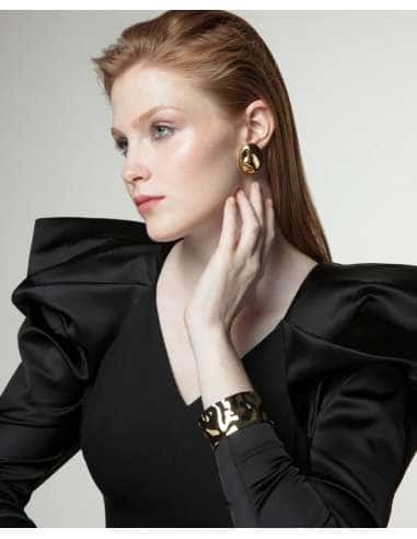 Pendientes para Mujer de Acero Dorado - Viceroy...