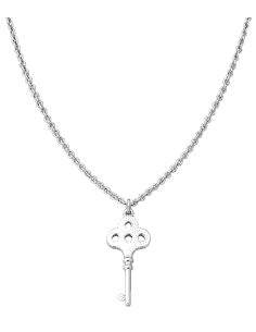 Collar para Mujer de Acero Llave con Cadena - Lotus...