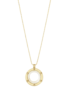 Collar para Mujer de Acero Aro Resina Blanca - Viceroy 15121C01012