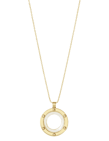 Collar para Mujer de Acero Aro Resina Blanca - Viceroy 15121C01012