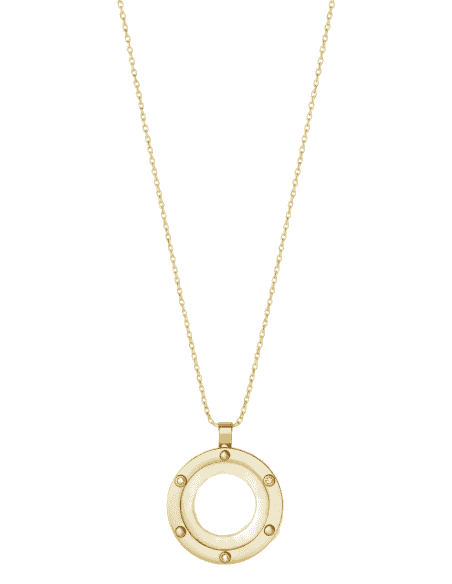 Collar para Mujer de Acero Aro Resina Blanca - Viceroy 15121C01012