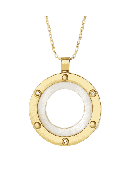 Collar para Mujer de Acero Aro Resina Blanca - Viceroy 15121C01012