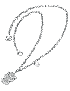 Collar para Mujer de Acero Silueta de Niña - Viceroy...