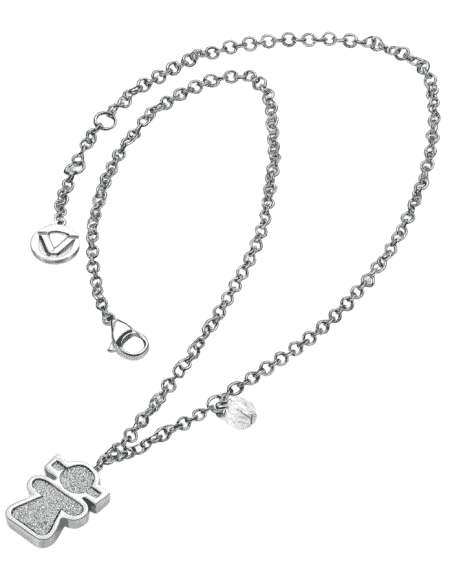 Collar para Mujer de Acero Silueta de Niña - Viceroy 2241C01000