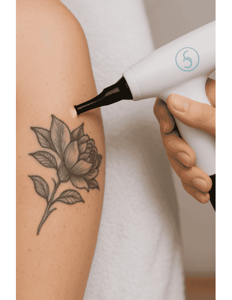 Servicio de Eliminación de Tatuaje 3x3 cm – Estudio The White Dog