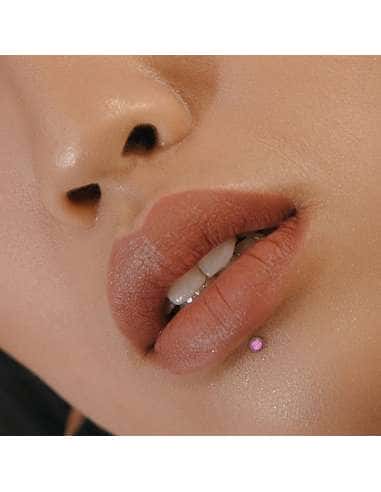 Servicio de Puesta Piercing en el labio (Labret) – Estudio The White Dog