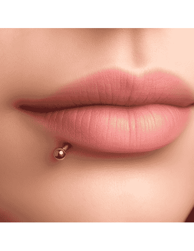 Servicio de Puesta Piercing en el labio (Labret Lateral) – Estudio The White Dog