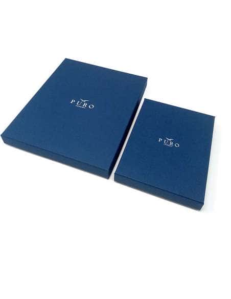 Marco de Fotos de Plata Bilaminada Línea Fenice Diseño Ondulado – Puro Argenti PU8204/20