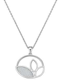 Collar para Mujer de Acero Hojas y Glitter - Viceroy...