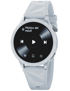 Reloj para Mujer Smartwatch Color Celeste de Acero -...