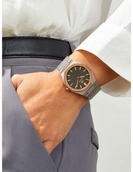 Reloj para Mujer Marea con Correa Milanesa de Acero y Esfera Marrón - Marea B54305/3