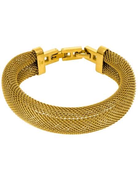 Pulsera para Mujer de Acero Malla Dorada - Marea C02703/AM