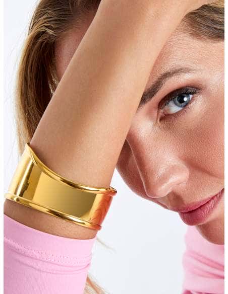 Brazalete para Mujer de Acero Dorado - Marea C02703/AY