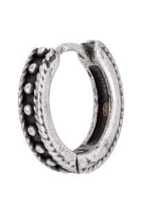 Pendiente para Hombre Aro Grabado Circculos - Marea C00101/40