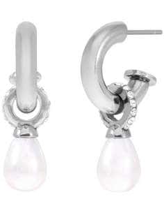 Pendientes para Mujer Perla con circonitas de Acero - Marea C02801/AC