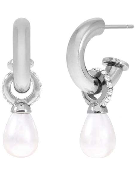 Pendientes para Mujer Perla con circonitas de Acero - Marea C02801/AC
