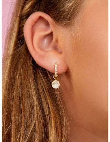 Pendientes para Niña Aro con circonitas y...