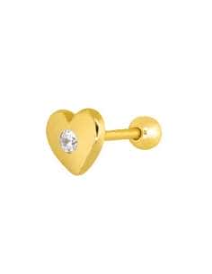 Piercing Corazón en Plata de Ley chapado en oro - Marea D02110/AF
