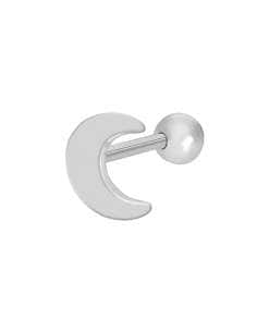Piercing Luna en Plata de Ley - Marea D02510/AB