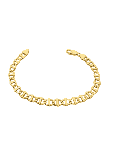 Pulsera Caballero eslabón Ancla de oro - Oro Amarillo 18k