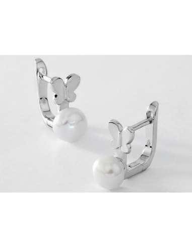 Pendientes para Niña en forma de Mariposa de...