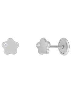 Pendientes para Niña en forma de Estrella con Circonita de Plata - Marea D03401/AA