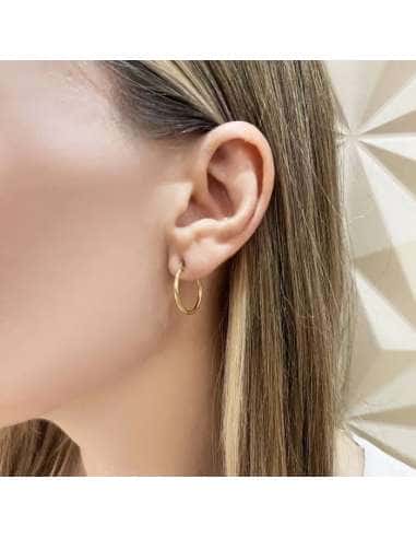 Pendientes para Mujer Aros Fino con Pala...