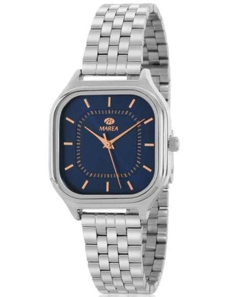 Reloj para Mujer con Correa de Acero y Esfera Azul - Marea B41381/4